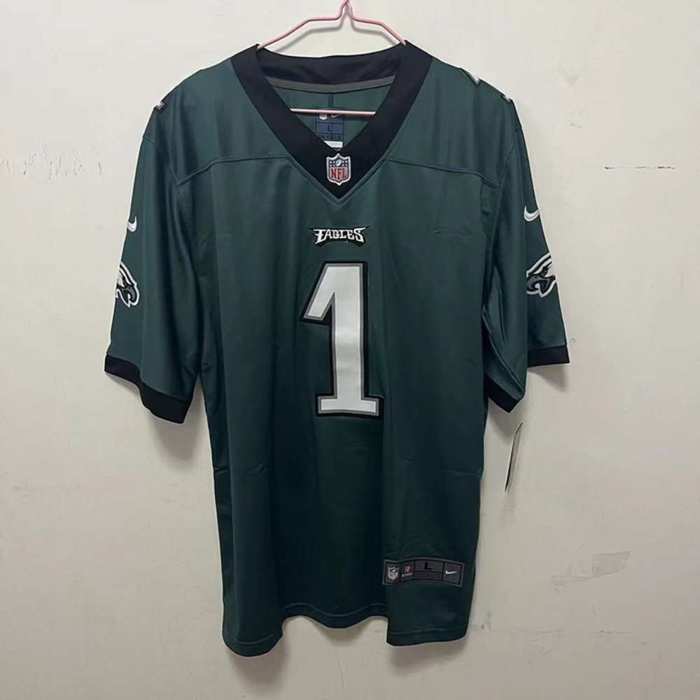 Nike Philadelphia Eagles #1 Green Jersey - Jalen Hurts